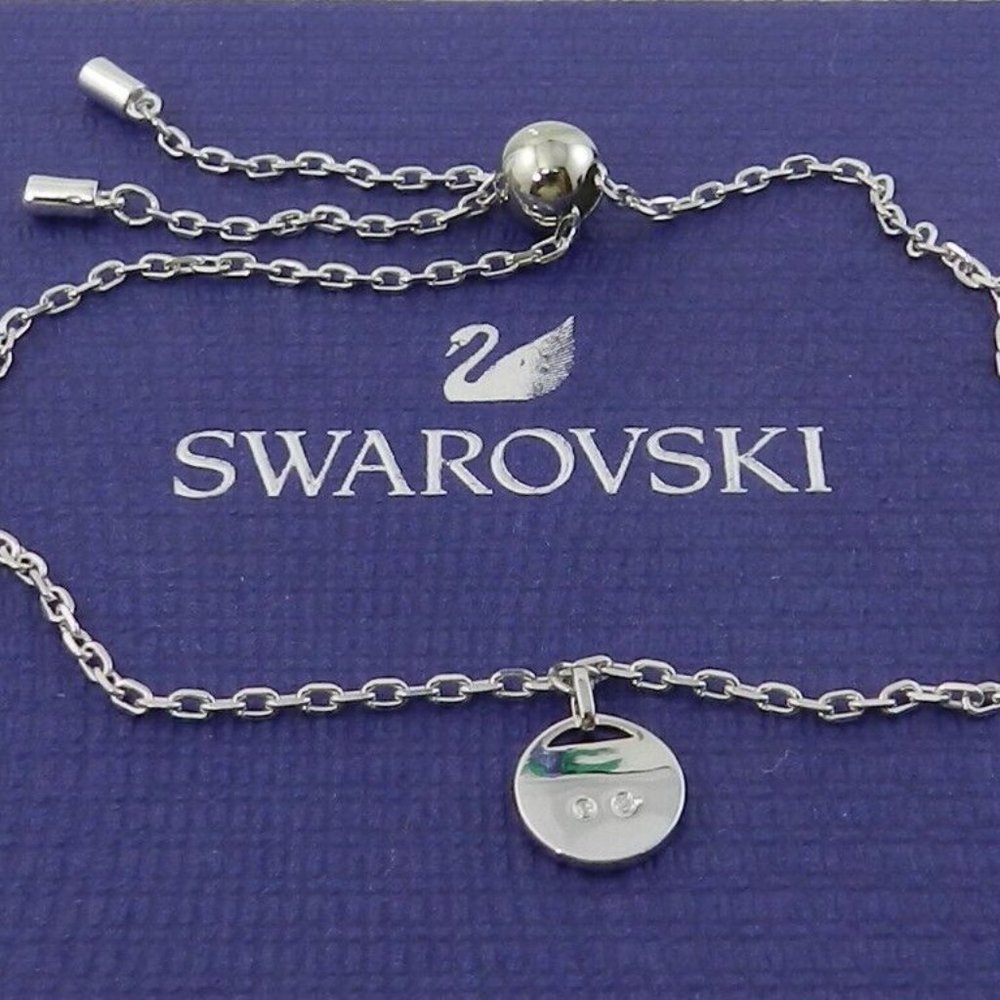 SWAROVSKI Women Ginger Disc Chain Slide Bracelet 5548070